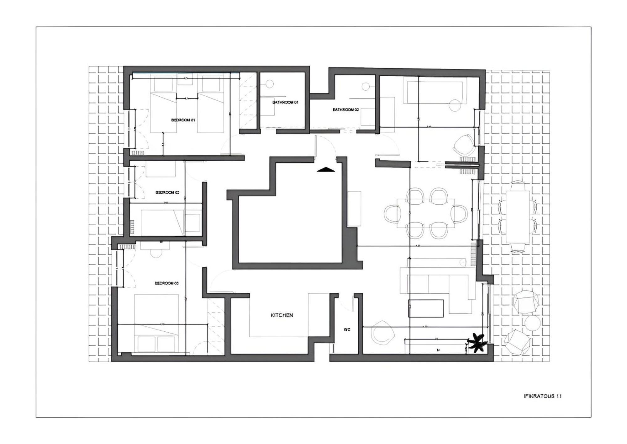 Deluxe 4 Bedrooms In Center Appartement Athene